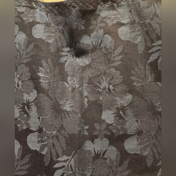 Handmade Navy Blue Flower Design Tote Bag - Picture 4 of 5